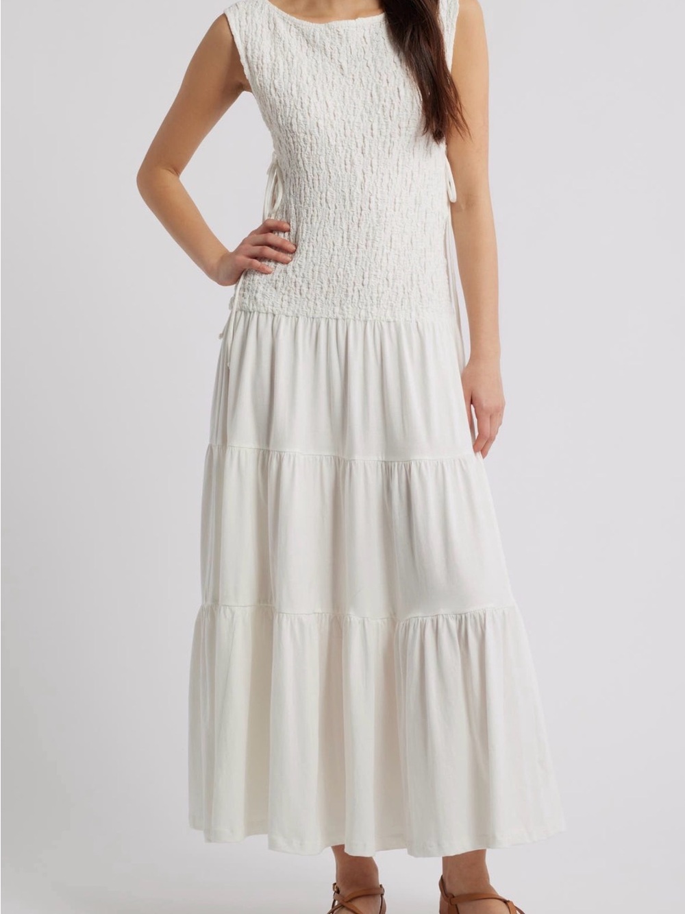 Free People Sterling Sleeveless Tiered Maxi Dress